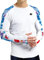 UV Schutz Shirt Herren，Herren Rashguard Langarm Weiß S