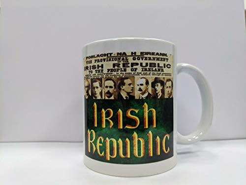 Irish The Gael Collection - Ireland's 1916 Easter Rising Mug Proclamation Design with Photos of The Seven Signatories & the Original Proclamation