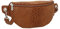 Gusti Bauchtasche Leder - Rosamonde Damen und Herren Gürteltasche Handtasche Tasche Braun Leder