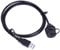 Connettore per Cavo di Prolunga, Connettore USB Impermeabile 3.0 da A-maschio a A-femmina Cavo di Prolunga Cavo di Misura per Pannello USB Cavo da Incasso per Telefoni Cellulari Dischi Rigidi per Auto