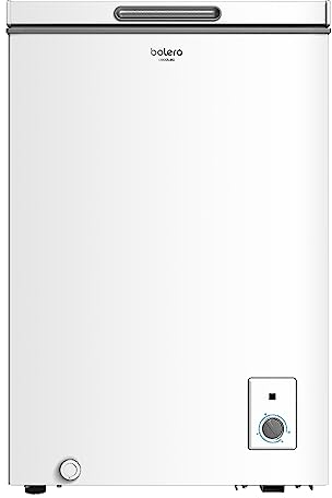 Cecotec Congelador Horizontal Arcón Bolero CoolMarket Chest 99 White. 99 Litros, Ahorro Energético, Sistema Dual Function, Cesta Interior, Control Mecánico, Blanco