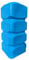 Varile 750L Vertikaler Trinkwassertank - Rechteckig Blau | BPA-Frei | integriertes 3/4 Messinggewinde | Made in EU | Lebensmittelgeeignet