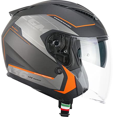 CGM jet helmet 136S DNA APACHE grey 136S-ALV-02-D1 size L