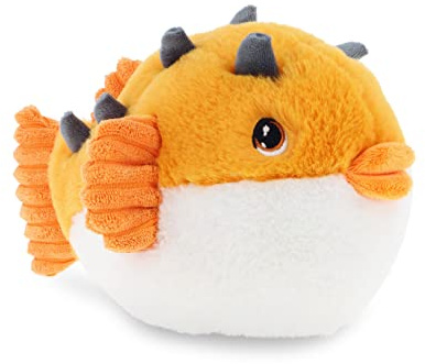 Deluxe Paws Plush Cuddly Soft Eco Toys 100% Recycled (Puffer Fish)
