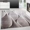 Teppium Moderner Kurzflor Teppich Wohnzimmer 250x350 (240 x 340 cm) Braun - Teppich Waschbar, Ombre Design, Pflegeleicht und Weich - Ideal für Schlafzimmer, Esszimer und als Küchenteppich
