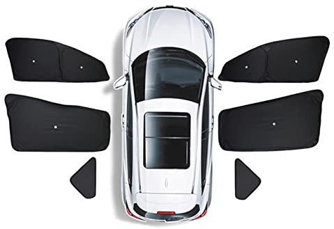 Sonnenblende Auto Auto Dach Sonnenschirm Für Tesla Für Modell S Seite Fenster Privatsphäre Sonnenschutz Faltbare Dachfenster Rollo Schiebedach Shading Net Sonnenschutz Auto ( Größe : 4sides 2 triangel