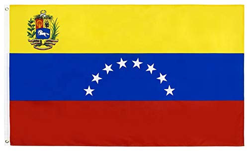 Bandera de 3 x 5 pies (sin mástil) 3 x 5 pies Venezuela 8 estrellas Bandera Guayana Bolívar 1817