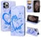 CASAFUNY Case for iPhone 11 Pro Max, iPhone 11 Pro Max Case Wallet Protective Cover Magnetic Closure Flip Case for iPhone 11 Pro Max 5G, Blue