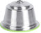 Capsule de Recharge en Acier Inoxydable, Capsules de café Réutilisables, Dosettes de café pour Cafetière (GREEN)