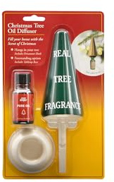 ScentKeeper Christmas Tree Oil Diffuser with 1/2 oz Pure Oil