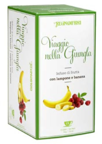 Regina di Fiori - Viaggio nella Giungla. Infuso con Lampone e Banana. 15 Filtri da 3g