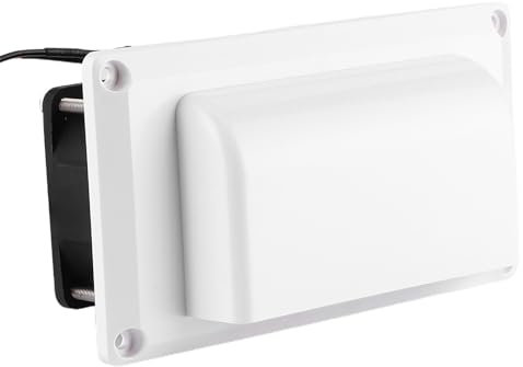 Ejoyous 12V Exhaust Fan 15W, Fast Air Flow, Quiet Operation, Universal Roof Vent, Easy Installation, ABS Material, Suitable for RV Camper Motorhome Trailer Boat Marine Caravan Yacht,