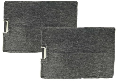 vhbw 2x Aktivkohlefilter kompatibel mit Imperial DHT 90 RAL PWC 300 Belion | DHT 90 W, DHT 90 W/CH Dunstabzugshaube - 30 x 21,5 x 3 cm