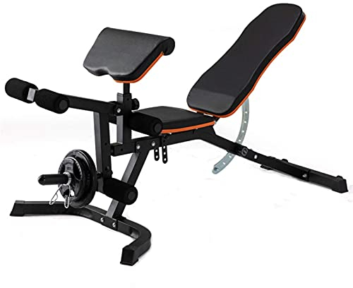 Hantelbank, Bankdrücken, Hantelstange, Bankdrücken, Krafttraining, multifunktionale Sit-ups-Bank, robuste Hantelbank, Heimfitnessgeräte für den ganzen Körper