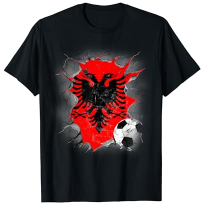 Albanien Geschenk für Albania Fußball Soccer T-Shirt