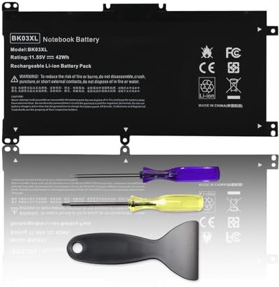BK03XL HSTNN-LB7S UB7G Batería para HP Pavilion X360 14-BA 14M-BA Serie 14-BA253CL 14M-BA114DX 14M-BA011DX 14-BA1XX 14-BA2XX 14-BA153CL 14-BA125CL 14M-BA013DX 14-BA175NR 14M-BA1XX 14M-BA0XX 916811-855