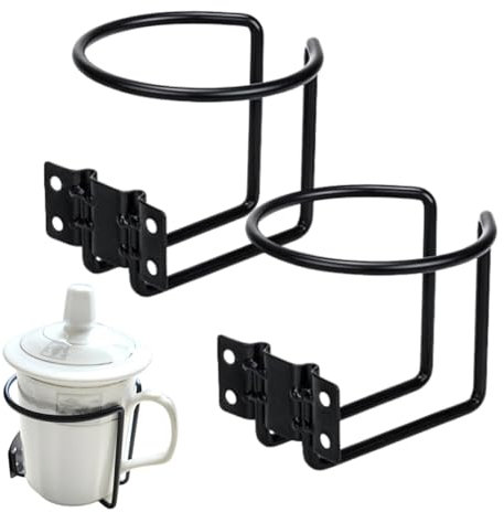 Boat Ring Cup Holder - Boat Cup Holder Solid Ring Cup Drink Holder - Wall Mounted Cup Drink Holders Installs On Walls And Rails Ring Cup Holder For Marine Use