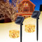 Solar Lichterkette Aussen, 2x10M 100 LED Solar Lichterkette Außen Wetterfest, 8 Modi, Kupferdraht Lichterkette Außen für Gartendeko, Terrasse, Warmweiß