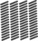 Angoily 100pcs Dishwasher Rack Repair Coating Prong Tips End Caps Replacement Parts for Dishwasher Racks