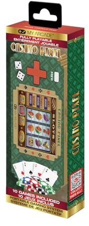 My Aracde Casino Pixel Player: offiziell Lizenziertes Videospiel, Casino Spiele, tragbare Schlüsselanhänger Arcade