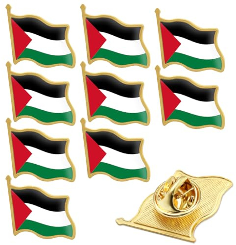 EIHI 9 pièces Palestine Pin, idéale pour décorer vêtements, chapeaux, sacs à dos et cadeaux