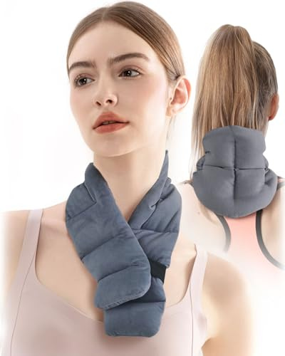 Cojín de huesos de cereza para microondas para cuello y hombros