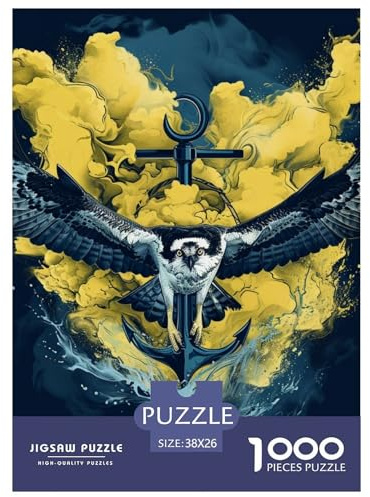 Un falco pescatore 1000 Pezzi Puzzle Classico Multicolore Esclusiva Amazon Regalo Per Adulti E Bambini Da 14 Anni E Più 38x26cm/1000pcs