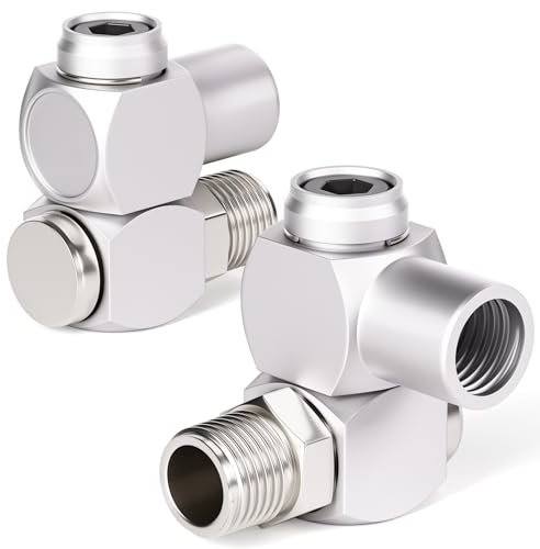 TAILONZ PNEUMATIC 1 x 1/4 Zoll Luftwerkzeug-Drehgelenk, 360 Grad drehbar, Luftschlauchverbinder, industrieller Drehgelenk, tragbarer Luftwerkzeug-Adapter.