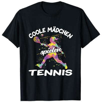Tennis Mädchen Tennisspielerin T-Shirt