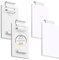 Brillant® Doppelrollo Klebehalter ohne Bohren - 4 Stück Selbstklebende Halterung für Duo Rollos & Zebrarollo - Fensterhalter Klebemontage für Holz, Alu- Kunststofffenster Rückstandsfreie Montage