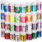FANDAMEI 32 Farben Sternenform Chunky Glitter, Holographische Pailletten Glitzer Set Irisierende Pailletten für Festival Dekoration, Basteln, Nagelkunst, Party, DIY