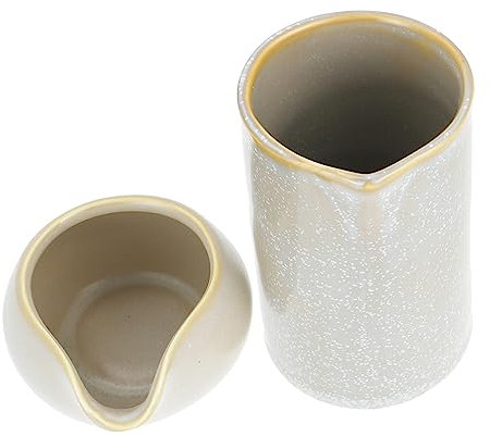 UPKOCH 1 Satz Steak-saft-eimer Keramikvase Milchkännchen Mini-teekanne Soßenkrüge Tasse Soßenheber Kaffeedampfkannen Mini-keramikkrug Behälter Aus Keramik Keramikkrüge Klein Milchbecher