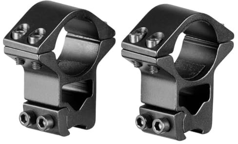 MyHaing Paire d'anneaux de Fixation de Lunettes de visée 30mm Support de visée Optique Queue d'aronde 11mm Rail Hauteur Selle Heavy Duty