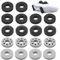 18pcs Precision Rings for Controllers Aim Assist Motion Control Accessories for PS5, PS4, Xbox Series X/S, Xbox One, ROG Ally, Legion, Switch Pro Enhance Game Accuracy and Sensitivity Controller Ring