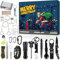 Survival Kit Advent Calendar 2024for Men，Outdoor Adventure Camping Fishing Climbing Wilderness Survival 24 in1， for Teen Adult Cool Gadgets