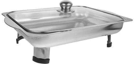 CIYODO 1 Set Quadrato Di Riscaldamento A Buffet Per Stufa, Contenitore Per Riscaldamento Alimentare, Per Ristorante Dell'hotel