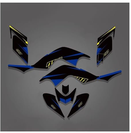 Körperaufkleber Für Raptor 700 YFM700 YFM 2006-2009 2010 2011 2012 Vollverkleidung Aufkleber Aufkleber Grafiken Hintergrund Kits