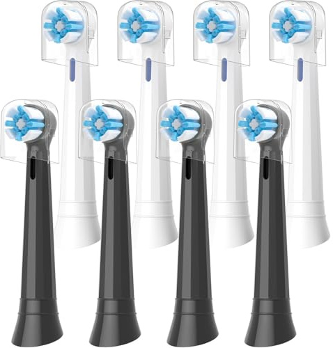 8 Stück IO Aufsteckbürsten für oral B io Zahnbürste Aufsätze