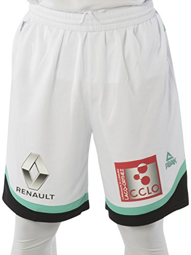 PEAK Elan Béarnais 2017-2018 Herren Basketball-Shorts XX-Small weiß