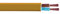 DEBFLEX Bobinot de câble - Bobine de Fils électrique - Câble électrique - Couronne de câble - Bobinot 5 mètres HO3VVH2-F - 2x0.75 mm ² - Couleur Or - 155310