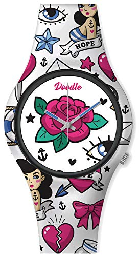 Montre Femme Doodle Americans Mood Cadran Blanc - DO35001