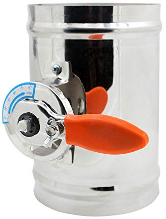 1 pieza - HVAC compuerta regulacion aire para tubo ventilacion 1 pieza diámetro 80 100 125 150 200 250 300 250 400 mm (Diámetro 100mm)