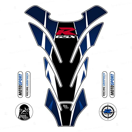 Tankpad aus Harz, kompatibel mit Motorrad Suzuki GSX R GSXR GSX-R