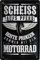 schilderkreis24 Blechschilder Kollektion 20x30cm – Lustige & kraftvolle Motorradsprüche: Deko für Biker und Geschenkideen für Motorradfans (Scheiss Aufs Pferd Echte Prinzen kommen mit dem Motorrad)