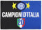 Bandiera Stadio 100x150 Gigante 140x200 cm Nero ed Azzurro Tricolore Bandiere Nero ed azzurre PS 03651