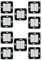 Lot de 10 Double Interrupteur Va-et-vient Blanc Mat ARNOULD Espace Evolution