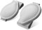 MoKo Porta Occhiali, 2 Pezzi Supporto Occhiali da Sole Auto in Pelle PU con Chiusura Magnetica, Accessori Occhiali, Supporto Occhiali da Auto Universale per Occhiali da Sole Lettura - Grigio