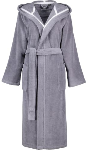 Villeroy & Boch Bademäntel Damen Kapuze 2521 shadow-grey - 77 L
