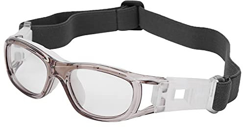 SPYMINNPOO Sportbrille, Teenager-Sportbrille, Verstellbar, Fußball, Radfahren, Basketball, Brille für Outdoor-Sport (Grau)