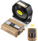 VEVOR Autolautsprecher Alarm Host 200W Megaphon 8 Töne Sirenenhorn,12V DC elektronische Warnung Alarm Lautsprechersystem super laut Fernbedienung LED Licht Auto Fahrzeug 4 kg Zuhbehor LKW
